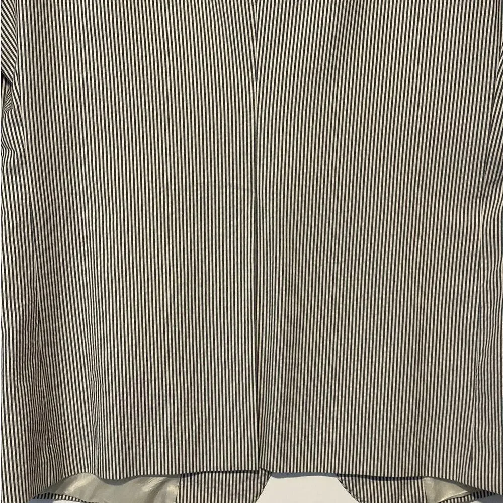 Vintage Polo Ralph Lauren Seersucker Sport Coat Blazer Blue White Stripe 38R USA